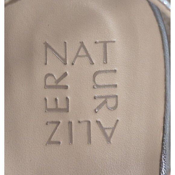 Naturalizer Baylor Silver Women's Size 8W Heels Pumps Sparkle Glitter Prom Event - Picture 13 of 14